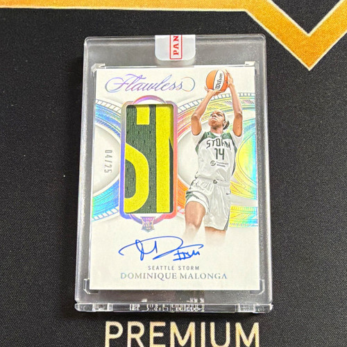 Panini flawless 2025 dominique - panini,